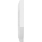 Ekena Millwork Carmella Architectural Grade PVC Running Trim, 6"H x 5/8"P x 48"L RUNP06X0625X48CRM - alternate 3